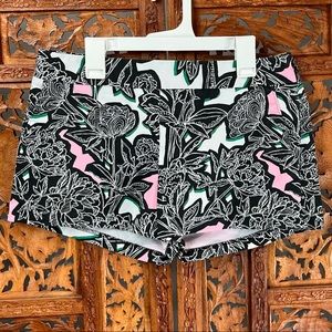 Express shorts. Zip up the side. High waist.